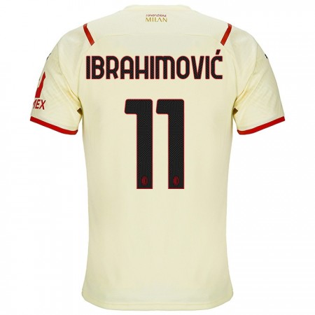 AC Milan Zlatan Ibrahimovic 11 Borte Fotballdrakt 2021-2022 Kortermet